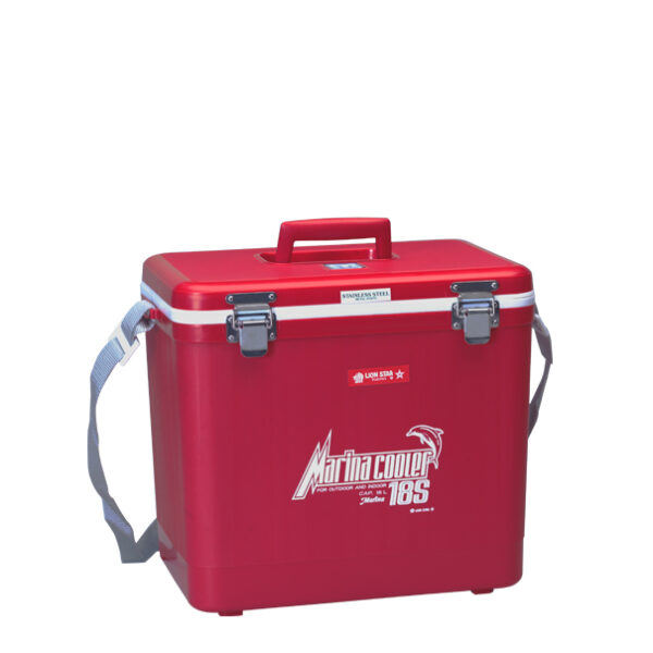 COOLER BOX / KOTAK PENDINGIN 16 LITER LION STAR I-17 MARINA 18 S, UKURAN 370 x 250 x H 345 CM | RAJA PLASTIK INDONESIA