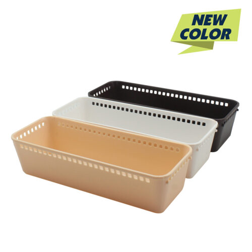 KERANJANG NAMPAN PLASTIK KOTAK SERBAGUNA CLARIS MESH 0502 R