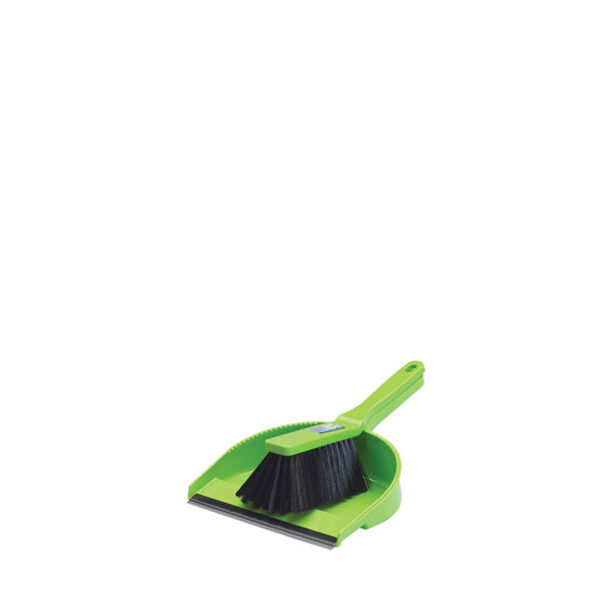 Pengki + Sapu Plastik Set Gagang Pendek Lion Star BP-3 Livina Dustpan Set No. 701 Ukuran 315 x 235 x H 120 mm | Raja Plastik Indonesia