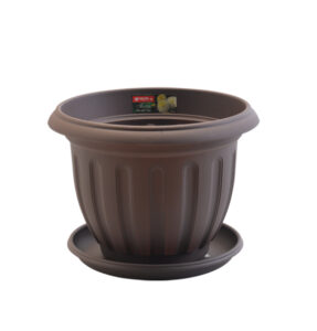 Pot Bunga Plastik Besar Diameter 25 cm Lion Star FP-41 Lotus Pot No.8 Ukuran Ø 254 x H 192 mm | Raja Plastik Indonesia