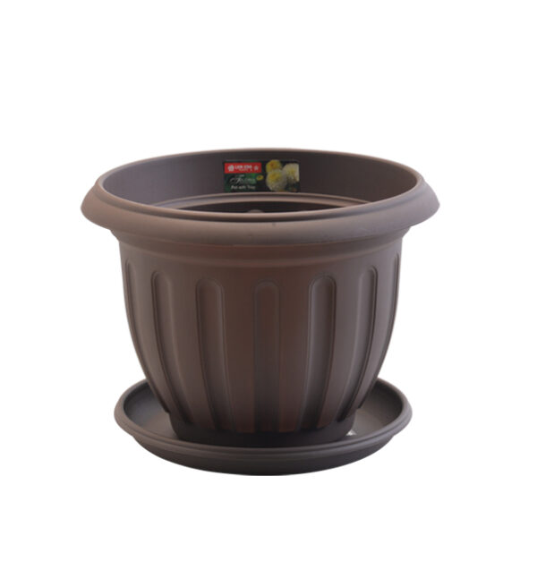 Pot Bunga Plastik Besar Diameter 25 cm Lion Star FP-41 Lotus Pot No.8 Ukuran Ø 254 x H 192 mm | Raja Plastik Indonesia