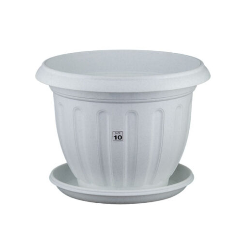 Pot Bunga Plastik Besar Diameter 30 cm Lion Star FP-42 Lotus Pot No.10 Ukuran Ø 300 x H 225 mm | Raja Plastik Indonesia