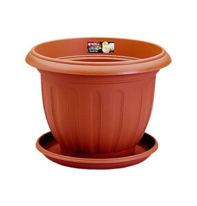Pot Bunga Plastik Besar Diameter 35 cm Lion Star FP-43 Lotus Pot No.12 Ukuran Ø 350 x H 270 mm | Raja Plastik Indonesia