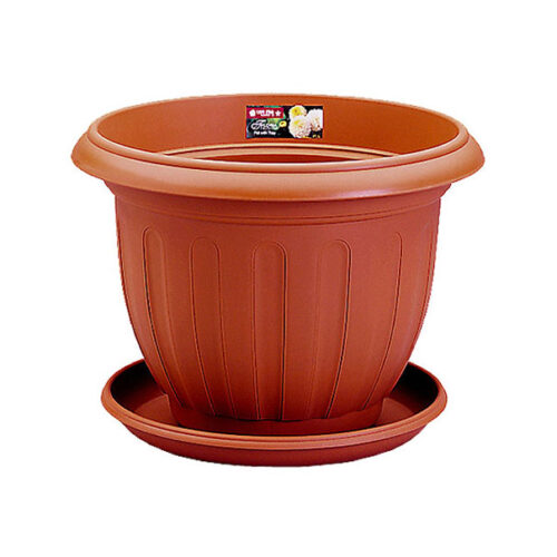Pot Bunga Plastik Besar Diameter 35 cm Lion Star FP-43 Lotus Pot No.12 Ukuran Ø 350 x H 270 mm | Raja Plastik Indonesia