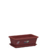 Pot Panjang Plastik Lion Star FP-13 Trivetto Rectangular FP w/ Tray Small Ukuran 285 x 152 x H 100 mm | Raja Plastik Indonesia 
