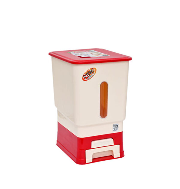 RICE BOX PLASTIK / TEMPAT BERAS 12,5 KG LION STAR RB-19 SAMARA UKURAN 250 x 310 x H 396 mm | RAJA PLASTIK INDONESIA
