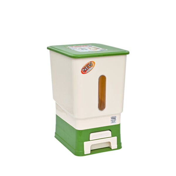 RICE BOX PLASTIK / TEMPAT BERAS 12,5 KG LION STAR RB-19 SAMARA UKURAN 250 x 310 x H 396 mm | RAJA PLASTIK INDONESIA