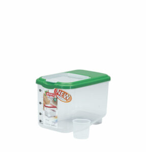 RICE BOX PLASTIK / TEMPAT BERAS 6,5 KG LION STAR RB-16 ORIZA UKURAN 305 x 195 x H 210 mm | RAJA PLASTIK INDONESIA