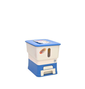 RICE BOX PLASTIK / TEMPAT BERAS 6,5 KG LION STAR RB-18 SAMARA UKURAN 250 x 310 x H 280 mm | RAJA PLASTIK INDONESIA