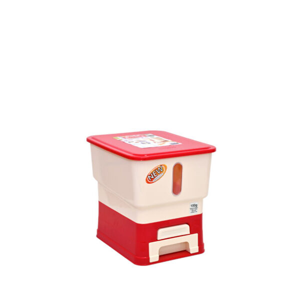 RICE BOX PLASTIK / TEMPAT BERAS 6,5 KG LION STAR RB-18 SAMARA UKURAN 250 x 310 x H 280 mm | RAJA PLASTIK INDONESIA