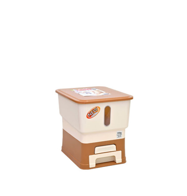 RICE BOX PLASTIK / TEMPAT BERAS 6,5 KG LION STAR RB-18 SAMARA UKURAN 250 x 310 x H 280 mm | RAJA PLASTIK INDONESIA