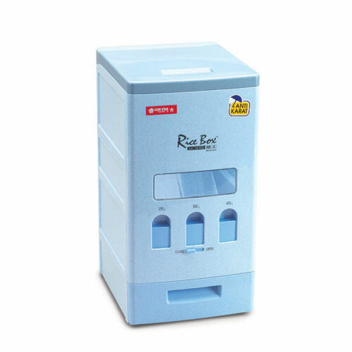 RICE BOX PLASTIK / TEMPAT SIMPAN BERAS 18 KG LION STAR RB-6 UKURAN 340 x 282 x H 542 mm | RAJA PLASTIK INDONESIA