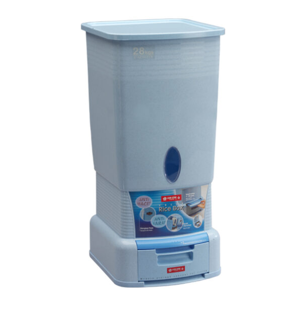 RICE BOX PLASTIK / TEMPAT SIMPAN BERAS 28 KG LION STAR RB-13 VELLA UKURAN 360 x 300 x H 675 mm | RAJA RAK INDONESIA RICE BOX PLASTIK / TEMPAT SIMPAN BERAS 28 KG LION STAR RB-13 VELLA UKURAN 360 x 300 x H 675 mm | RAJA RAK INDONESIA