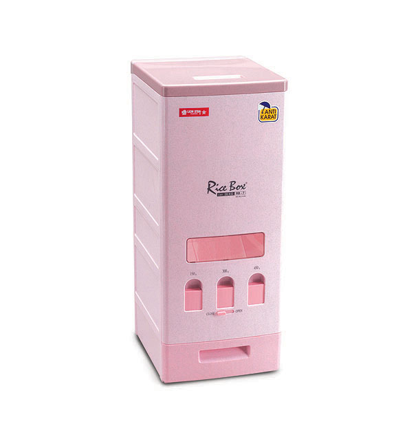RICE BOX PLASTIK / TEMPAT SIMPAN BERAS 28 KG LION STAR RB-7 UKURAN 340 x 282 x H 692 mm | RAJA PLASTIK INDONESIA