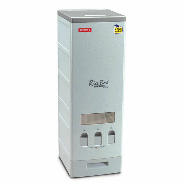 RICE BOX PLASTIK / TEMPAT SIMPAN BERAS LION STAR TIPE RB-8 UKURAN 340 x 282 x H 842 mm | RAJA PLASTIK INDONESIA