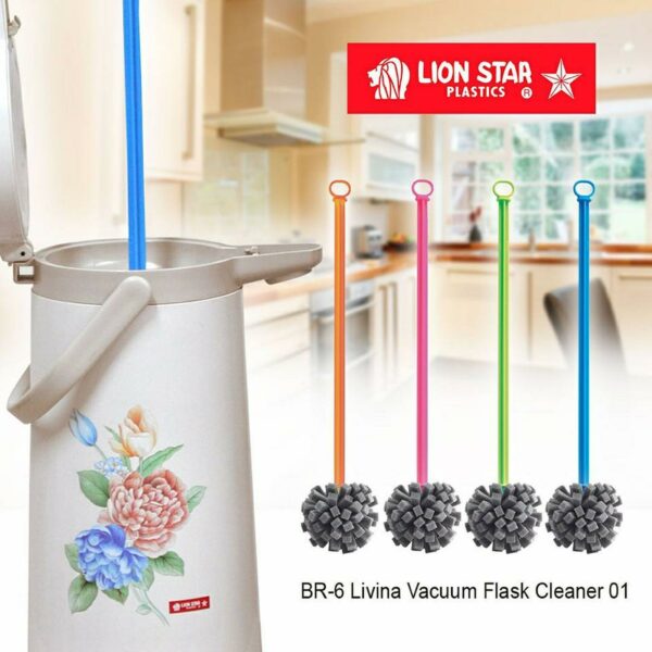 Sikat Botol Besar Termos Lion Star BR-6 Livina Vacuum Flask Cleaner 01 (2) Sikat Botol Besar / Termos Lion Star BR-6 Livina Vacuum Flask Cleaner 01 Ukuran Ø 80 x H 420 | Raja Plastik Indonesia