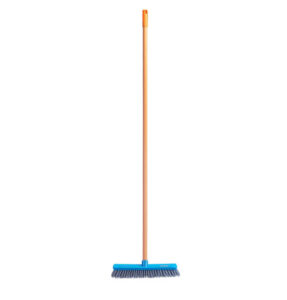 Sikat Lantai Gagang Panjang Lion Star BM-28 Livina Floor Scrubber No. 281 Ukuran 300 x 65 x H 1260 mm | Raja Plastik Indonesia
