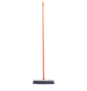 Sikat Lantai Gagang Panjang Lion Star BM-28 Livina Floor Scrubber No. 281 Ukuran 300 x 65 x H 1260 mm | Raja Plastik Indonesia