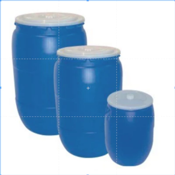TONG AIR BIRU PLASTIK JUMBO 266 LITER KIRAMAS 7427 DENGAN TUTUP, UKURAN D.65 x T.82 CM | RAJA PLASTIK INDONESIA
