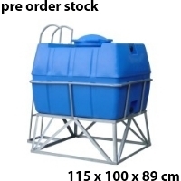 Tangki Air Plastik / Toren / Tandon 1000 Liter Delta LT-1000 + Breket Ukuran 115 x 100 x 89 cm | Raja Plastik Indonesia