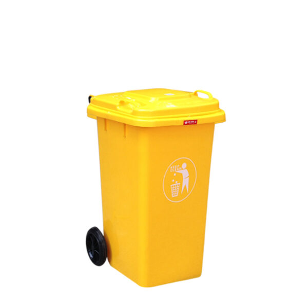 Tempat Sampah Besar Plastik Roda 100 Liter Lion Star C-66 Astana Dust Bin with wheels Ukuran 540 x 480 x H 820 mm | Raja Plastik Indonesia