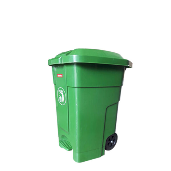Tempat Sampah Besar Plastik Roda 85 Liter Lion Star C-65 Astana Dust Bin with wheels Ukuran 550 x 515 x H 755 mm | Raja Plastik Indonesia
