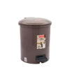 Tempat Sampah Injak Plastik 10 Liter Lion Star C-11 Hiro Round Step On Dustbin Ukuran Ø 265 x H 328 mm | Raja Plastik Indonesia