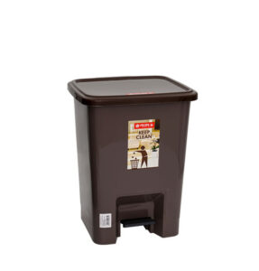 Tempat Sampah Injak Plastik 10 Liter Lion Star C-13 Square Step on Dustbin Ukuran Ø 264 x 250 x 343 mm | Raja Plastik Indonesia