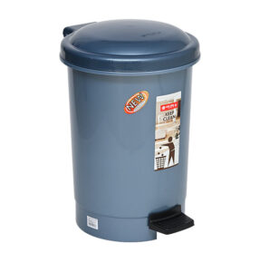 Tempat Sampah Injak Plastik 20 Liter Lion Star C-77 Hiro Round Step On Dustbin Ukuran 315 x 357 x H 461 mm | Raja Plastik Indonesia