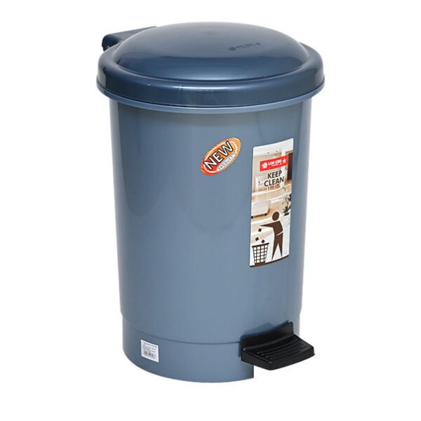 Tempat Sampah Injak Plastik 20 Liter Lion Star C-77 Hiro Round Step On Dustbin Ukuran 315 x 357 x H 461 mm | Raja Plastik Indonesia