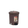Tempat Sampah Injak Plastik 5 Liter Lion Star C-12 Hiro Round Step On Dustbin Ukuran Ø 224 x H 260 mm | Raja Plastik Indonesia