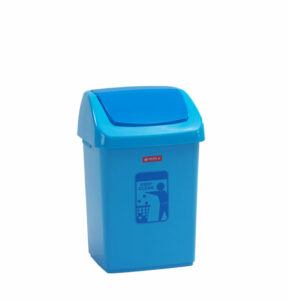Tempat Sampah Plastik 10,7 Liter Lion Star C-61 Krista Dustbin Ukuran 202 x 244 x H 386 mm | Raja Plastik Indonesia