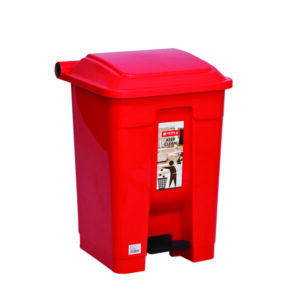 Tempat Sampah Plastik 30 Liter Lion Star C-69 Gomi Dustbin with Pedal Ukuran 349 x 304 x H 520 mm | Raja Plastik Indonesia