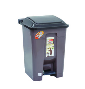 Tempat Sampah Plastik 30 Liter Lion Star C-69 Gomi Dustbin with Pedal Ukuran 349 x 304 x H 520 mm | Raja Plastik Indonesia