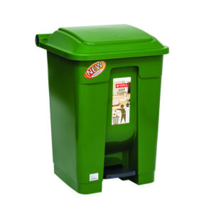 Tempat Sampah Plastik 40 Liter Lion Star C-71 Gomi Dustbin with Pedal Ukuran 392 x 380 x H 565 mm | Raja Plastik Indonesia