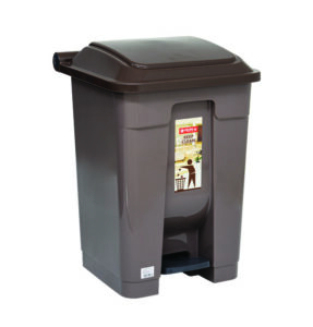 Tempat Sampah Plastik 40 Liter Lion Star C-71 Gomi Dustbin with Pedal Ukuran 392 x 380 x H 565 mm | Raja Plastik Indonesia