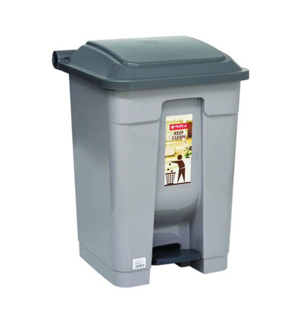 Tempat Sampah Plastik 40 Liter Lion Star C-71 Gomi Dustbin with Pedal Ukuran 392 x 380 x H 565 mm | Raja Plastik Indonesia