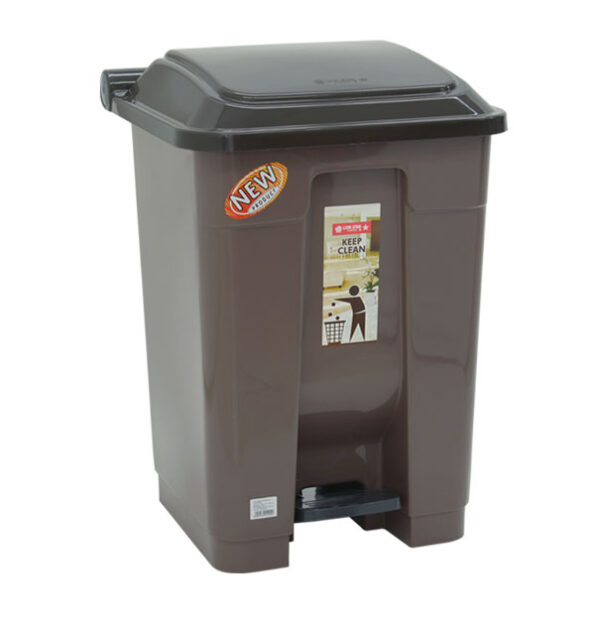 Tempat Sampah Plastik 50 Liter Lion Star C-72 Gomi Dustbin with Pedal Ukuran 420 x 410 x H 610 mm | Raja Plastik Indonesia