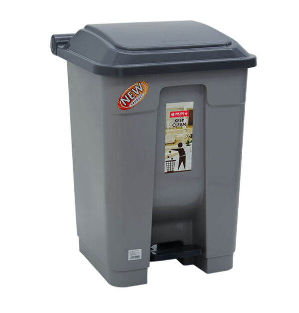 Tempat Sampah Plastik 50 Liter Lion Star C-72 Gomi Dustbin with Pedal Ukuran 420 x 410 x H 610 mm | Raja Plastik Indonesia