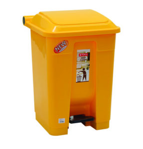 Tempat Sampah Plastik 50 Liter Lion Star C-72 Gomi Dustbin with Pedal Ukuran 420 x 410 x H 610 mm | Raja Plastik Indonesia