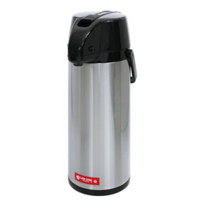 Termos Air Panas Besar Lion Star AP-9 Air Pot Espresso 2.5 Liter Ukuran 168 x 169 x H 440 mm | Raja Plastik Indonesia