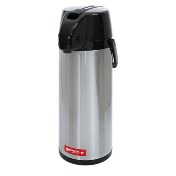 Termos Air Panas Besar Lion Star AP-9 Air Pot Espresso 2.5 Liter Ukuran 168 x 169 x H 440 mm | Raja Plastik Indonesia