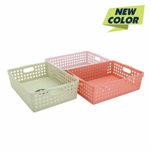 WADAH PLASTIK KOTAK SERBAGUNA CLARIS TIDY MESH LARGE 0558 RE: Wadah Modern, Ringan, dan Elegan — Solusi Penyimpanan Serbaguna untuk Rumah Anda