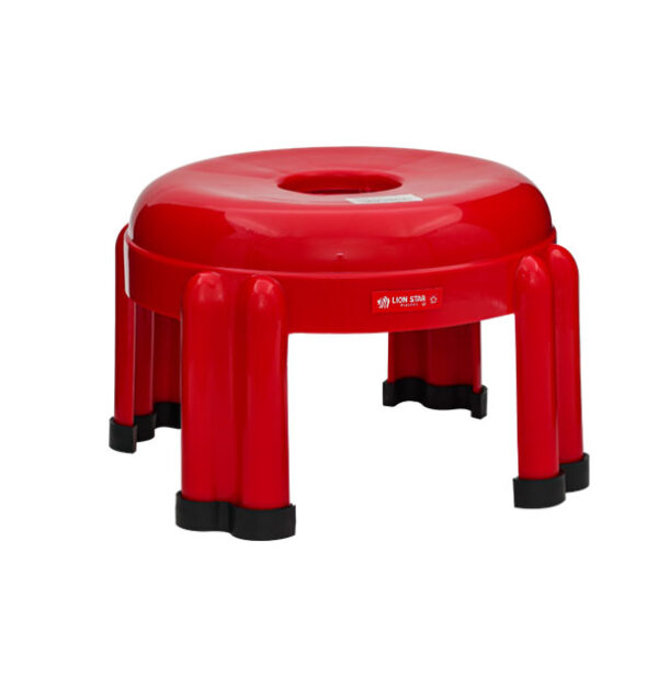 Bangku Plastik Pendek Bulat Lion Star G-4 Round Stool, Ukuran Ø 266 x H 153 mm | Raja Plastik Indonesia