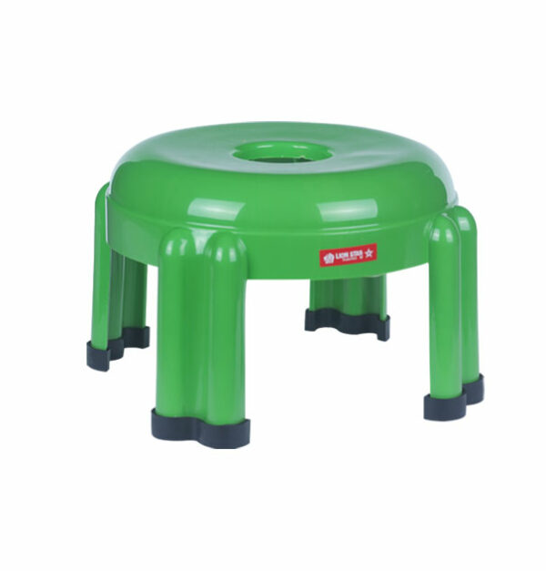 Bangku Plastik Pendek Bulat Lion Star G-4 Round Stool, Ukuran Ø 266 x H 153 mm | Raja Plastik Indonesia