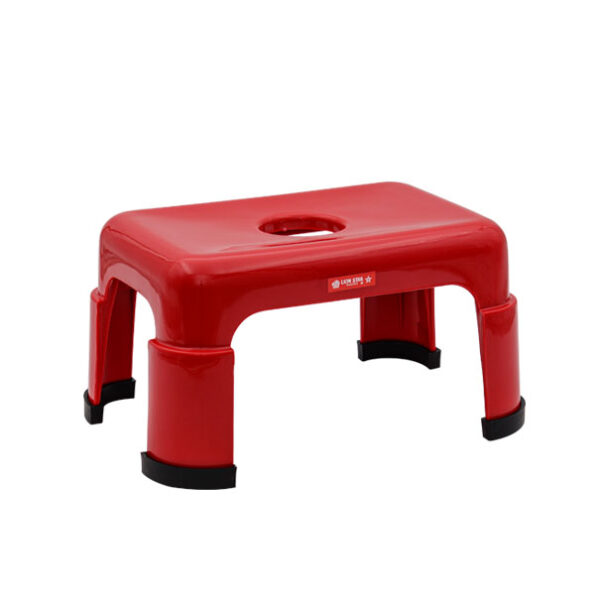 Bangku Plastik Pendek Kotak Lion Star G-3 Square Stool, Ukuran 290 x 200 x H 153 mm | Raja Plastik Indonesia