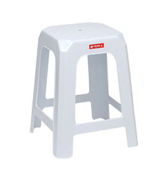 Bangku Plastik Tinggi Lion Star G-10 Espana High Stool, Ukuran 367 x 367 x H 465 mm | Raja Plastik Indonesia