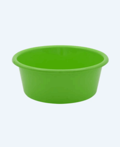 Baskom Plastik Kecil Basic Home BA-50 Nikki Basin No.20 Ukuran Ø 220 x H 90 mm | Raja Plastik Indonesia