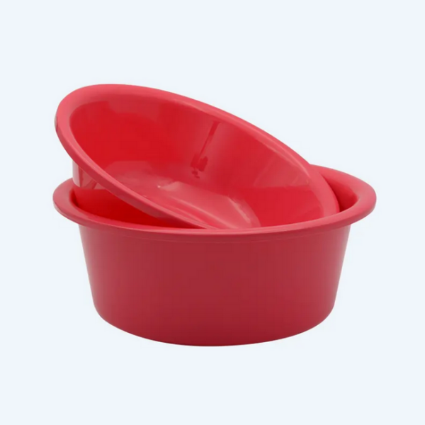 Baskom Plastik Kecil Basic Home BA-55 Nikki Basin No 20/22, Ukuran Ø 240 x H 96 mm | Raja Plastik Indonesia