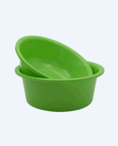 Baskom Plastik Kecil Basic Home BA-55 Nikki Basin No 20/22, Ukuran Ø 240 x H 96 mm | Raja Plastik Indonesia